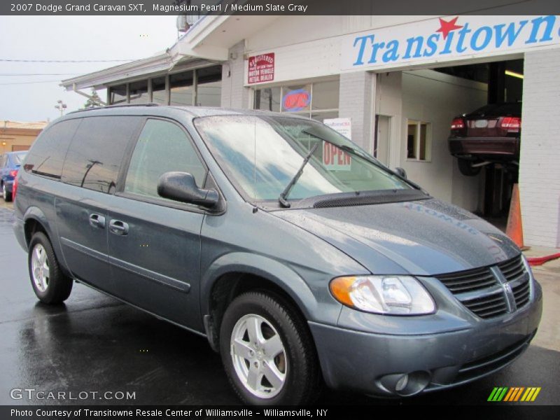 Magnesium Pearl / Medium Slate Gray 2007 Dodge Grand Caravan SXT