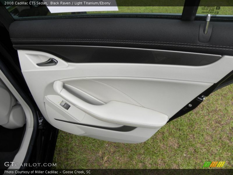 Black Raven / Light Titanium/Ebony 2008 Cadillac CTS Sedan