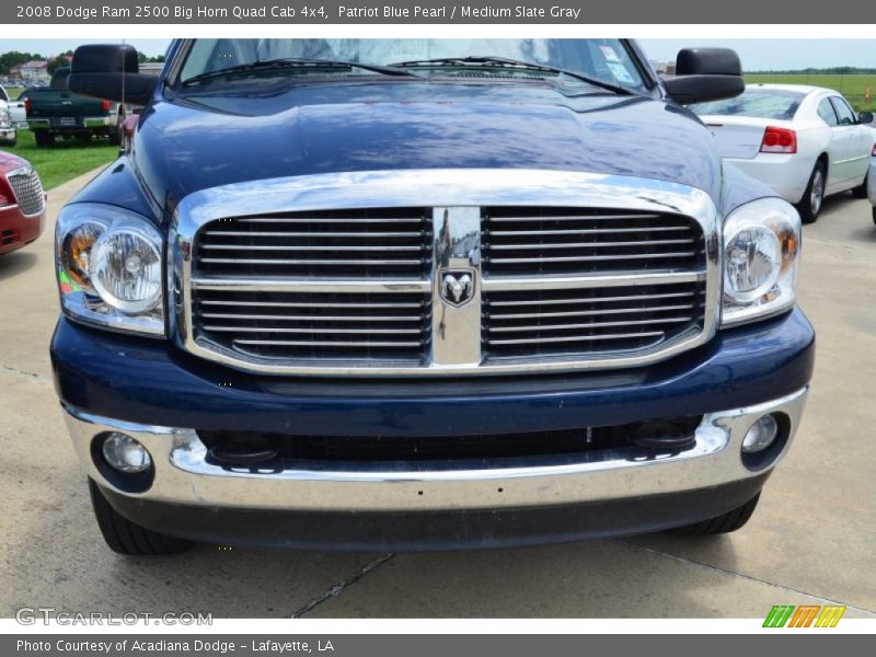 Patriot Blue Pearl / Medium Slate Gray 2008 Dodge Ram 2500 Big Horn Quad Cab 4x4