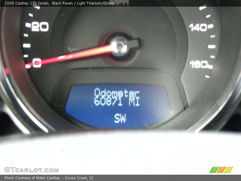 Black Raven / Light Titanium/Ebony 2008 Cadillac CTS Sedan