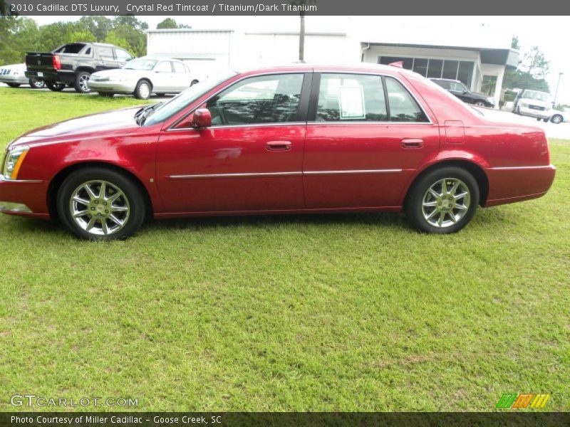 Crystal Red Tintcoat / Titanium/Dark Titanium 2010 Cadillac DTS Luxury