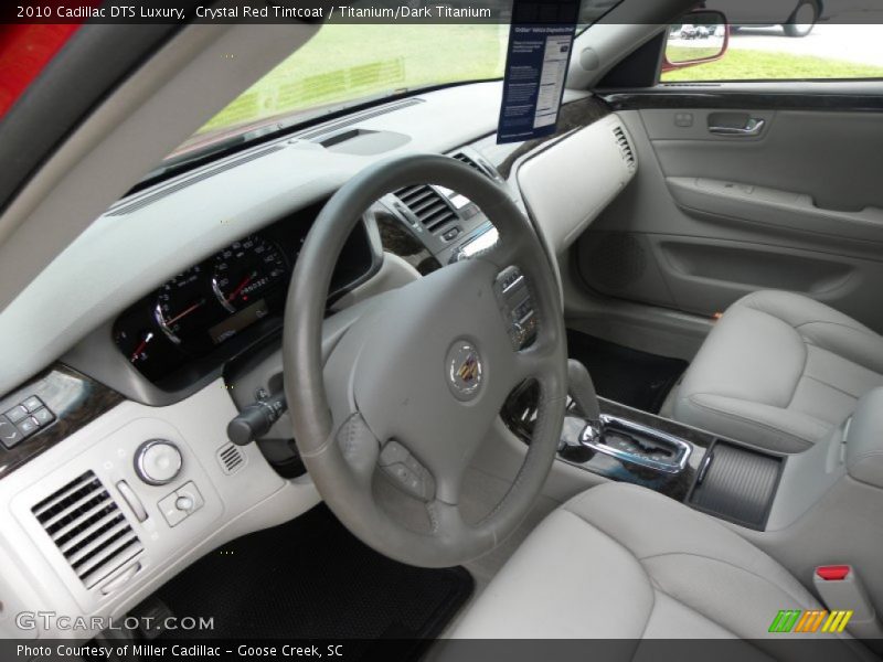 Crystal Red Tintcoat / Titanium/Dark Titanium 2010 Cadillac DTS Luxury