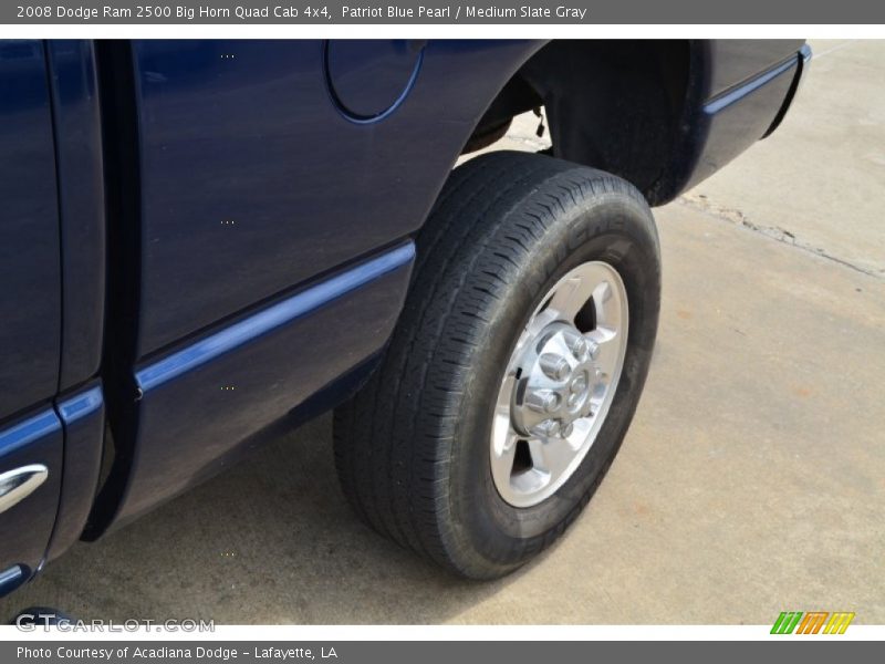Patriot Blue Pearl / Medium Slate Gray 2008 Dodge Ram 2500 Big Horn Quad Cab 4x4