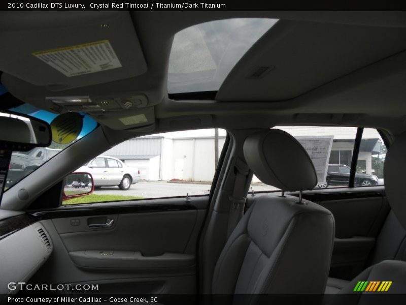 Crystal Red Tintcoat / Titanium/Dark Titanium 2010 Cadillac DTS Luxury