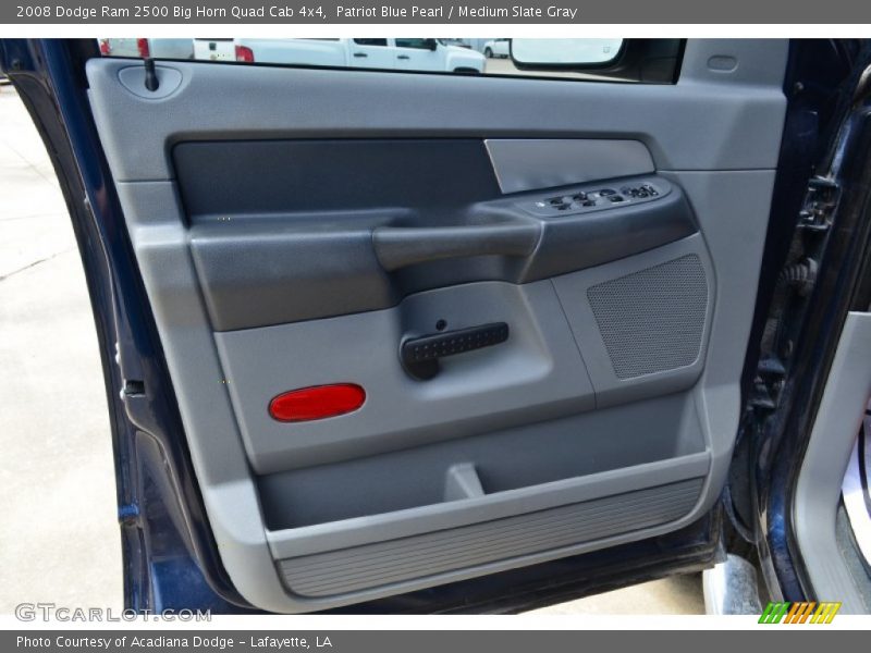 Patriot Blue Pearl / Medium Slate Gray 2008 Dodge Ram 2500 Big Horn Quad Cab 4x4
