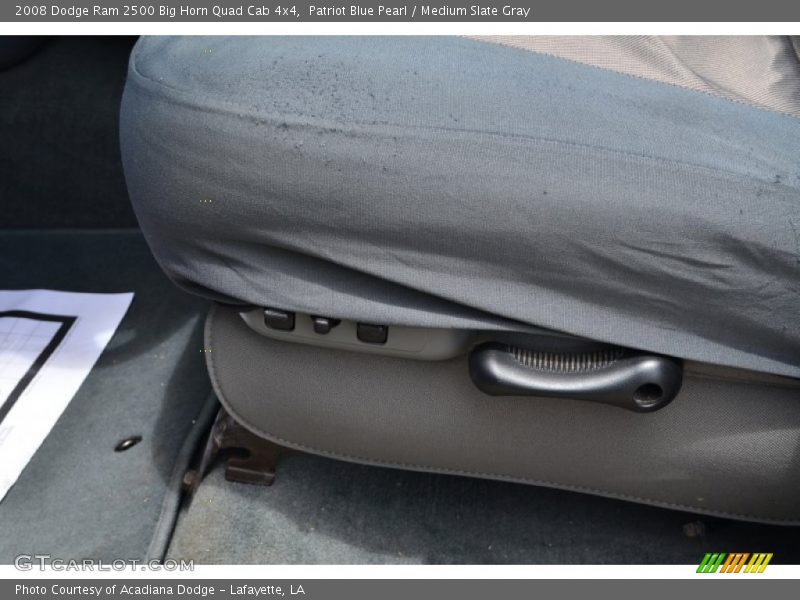 Patriot Blue Pearl / Medium Slate Gray 2008 Dodge Ram 2500 Big Horn Quad Cab 4x4