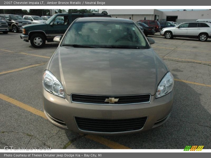 Amber Bronze Metallic / Neutral Beige 2007 Chevrolet Impala LT