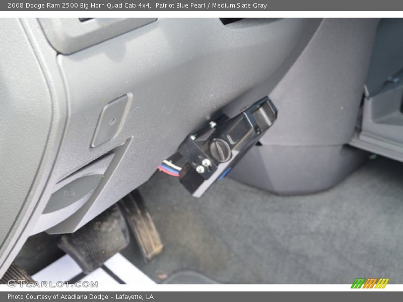 Patriot Blue Pearl / Medium Slate Gray 2008 Dodge Ram 2500 Big Horn Quad Cab 4x4