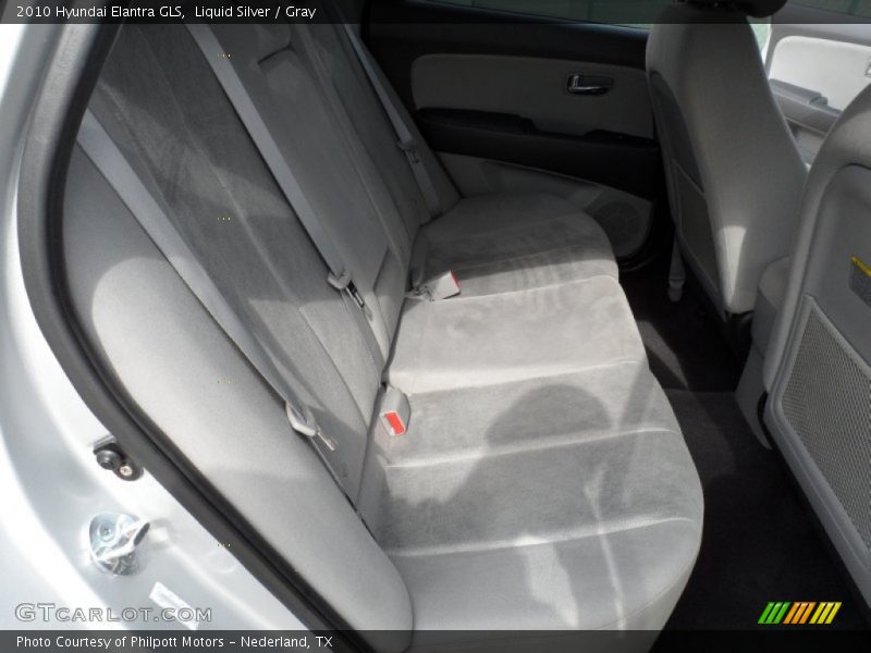 Liquid Silver / Gray 2010 Hyundai Elantra GLS