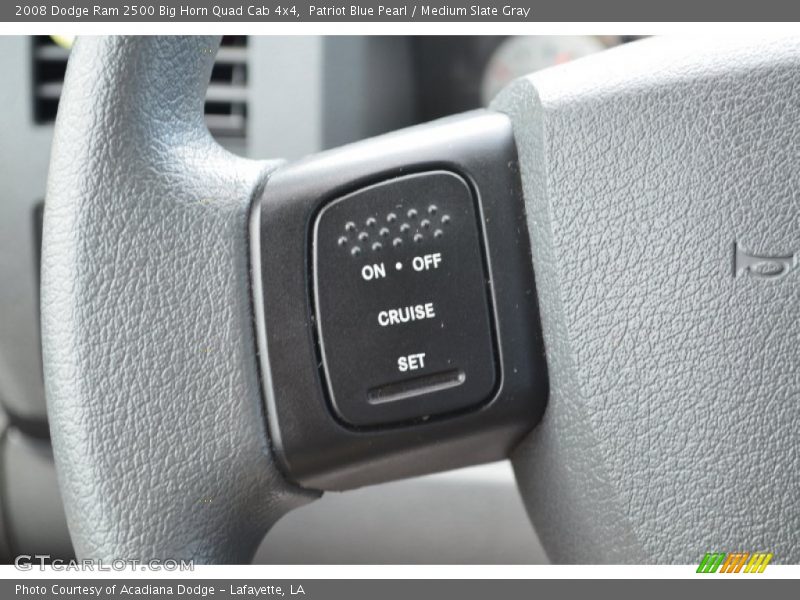 Patriot Blue Pearl / Medium Slate Gray 2008 Dodge Ram 2500 Big Horn Quad Cab 4x4