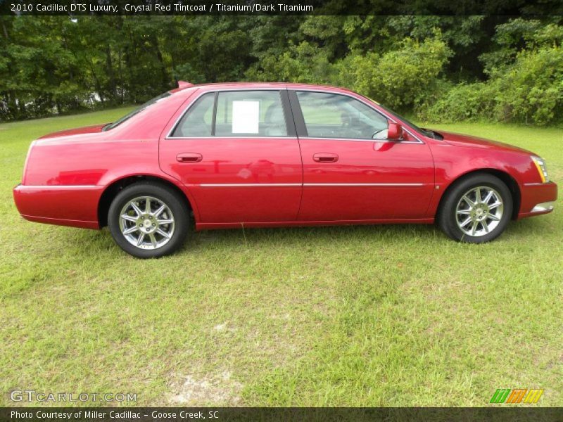 Crystal Red Tintcoat / Titanium/Dark Titanium 2010 Cadillac DTS Luxury