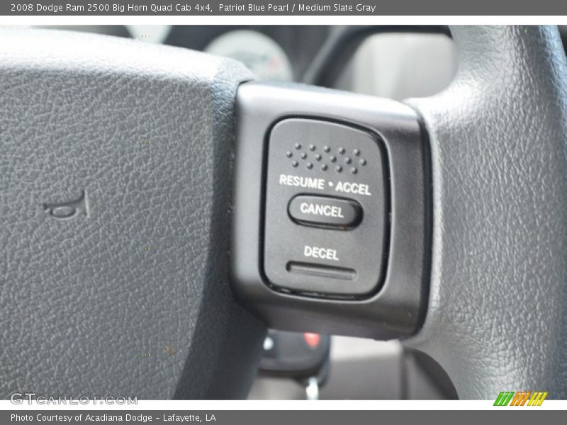Patriot Blue Pearl / Medium Slate Gray 2008 Dodge Ram 2500 Big Horn Quad Cab 4x4