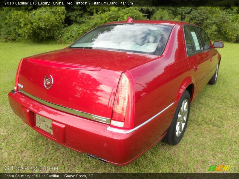 Crystal Red Tintcoat / Titanium/Dark Titanium 2010 Cadillac DTS Luxury