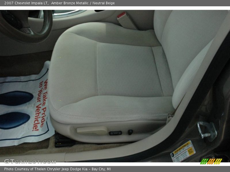 Amber Bronze Metallic / Neutral Beige 2007 Chevrolet Impala LT