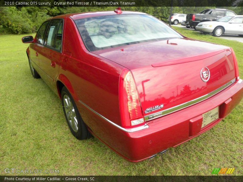 Crystal Red Tintcoat / Titanium/Dark Titanium 2010 Cadillac DTS Luxury