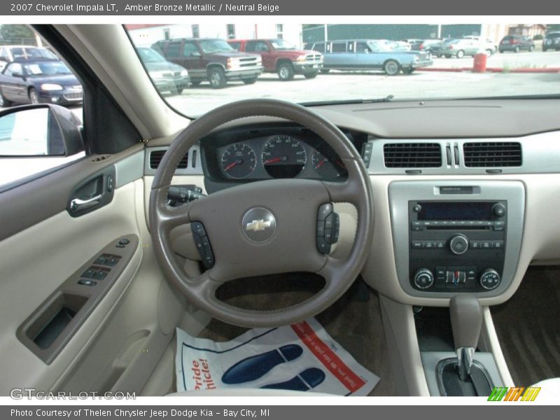 Amber Bronze Metallic / Neutral Beige 2007 Chevrolet Impala LT