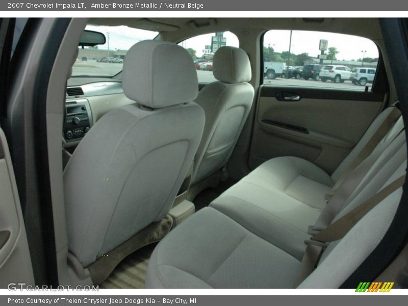 Amber Bronze Metallic / Neutral Beige 2007 Chevrolet Impala LT