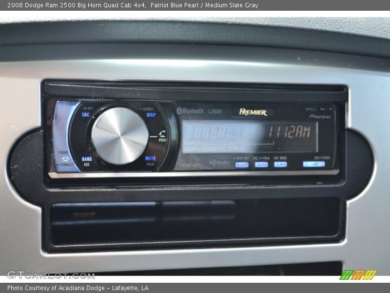 Patriot Blue Pearl / Medium Slate Gray 2008 Dodge Ram 2500 Big Horn Quad Cab 4x4