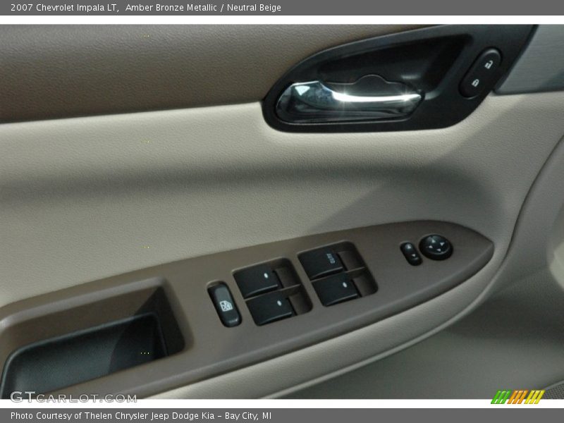 Amber Bronze Metallic / Neutral Beige 2007 Chevrolet Impala LT