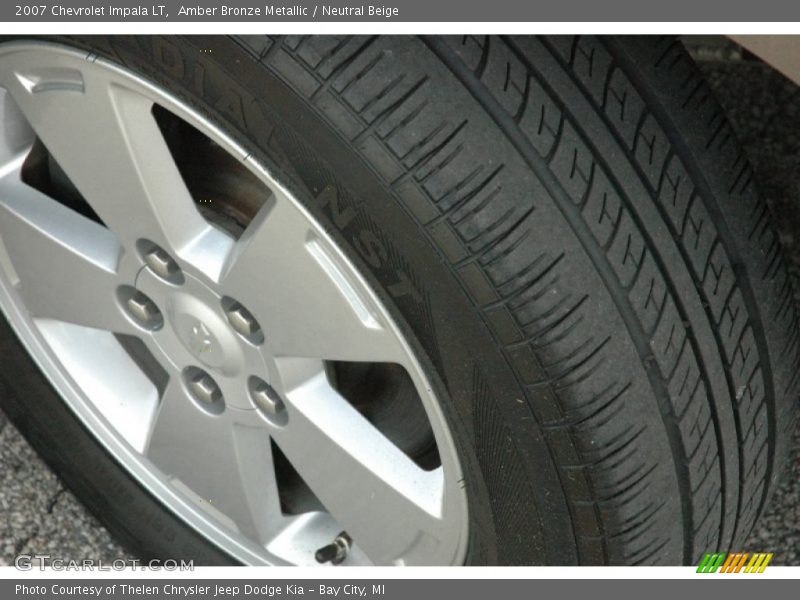 Amber Bronze Metallic / Neutral Beige 2007 Chevrolet Impala LT