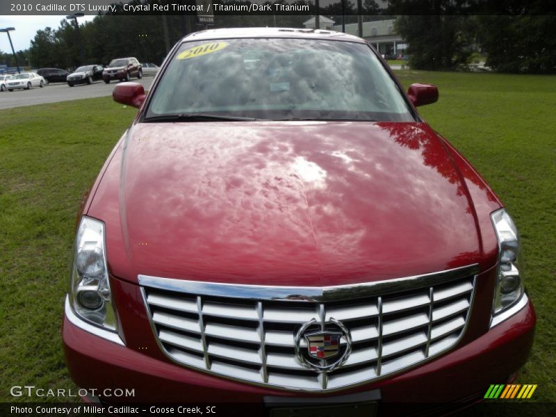 Crystal Red Tintcoat / Titanium/Dark Titanium 2010 Cadillac DTS Luxury