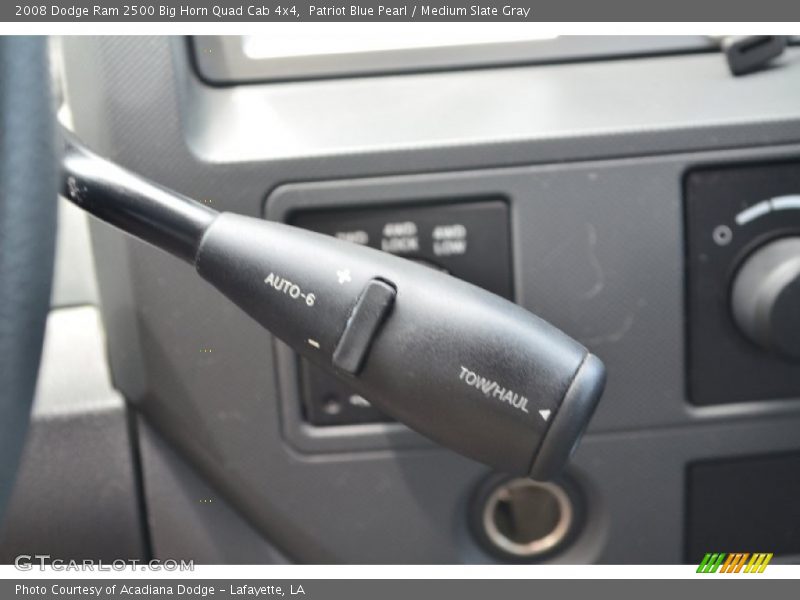 Patriot Blue Pearl / Medium Slate Gray 2008 Dodge Ram 2500 Big Horn Quad Cab 4x4