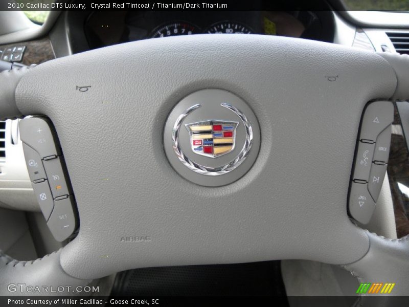 Crystal Red Tintcoat / Titanium/Dark Titanium 2010 Cadillac DTS Luxury