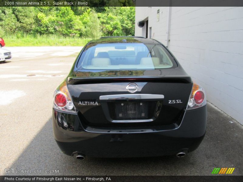 Super Black / Blond 2008 Nissan Altima 2.5 S
