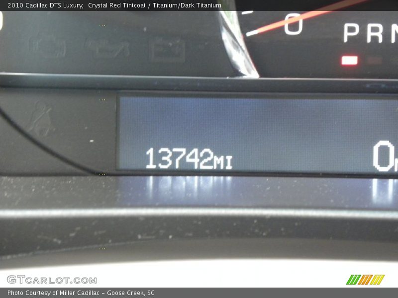 Crystal Red Tintcoat / Titanium/Dark Titanium 2010 Cadillac DTS Luxury