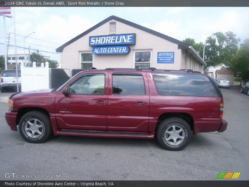 Sport Red Metallic / Stone Gray 2004 GMC Yukon XL Denali AWD
