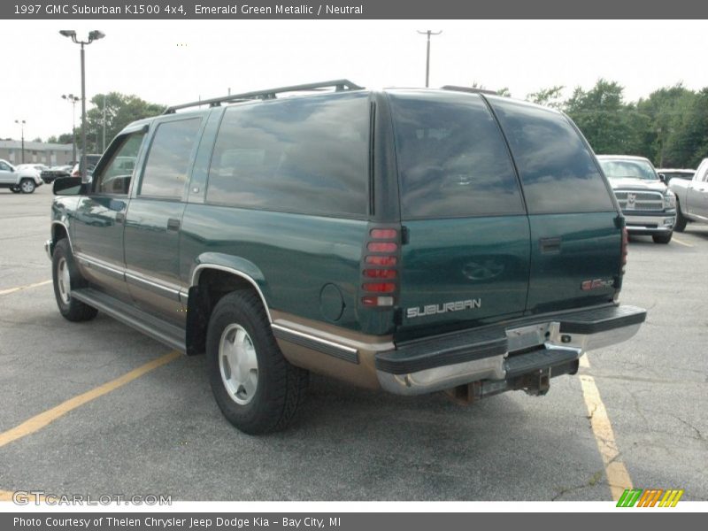 Emerald Green Metallic / Neutral 1997 GMC Suburban K1500 4x4