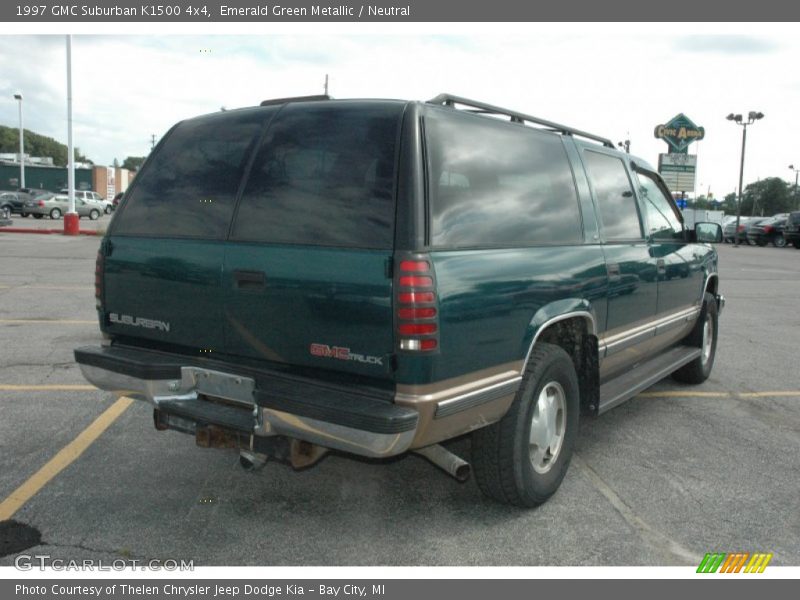 Emerald Green Metallic / Neutral 1997 GMC Suburban K1500 4x4