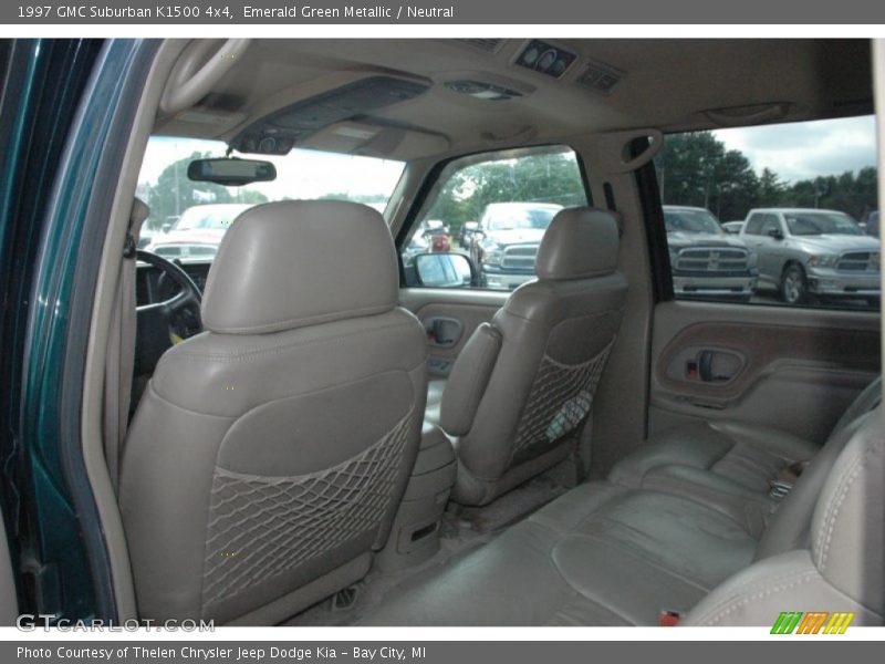 Emerald Green Metallic / Neutral 1997 GMC Suburban K1500 4x4