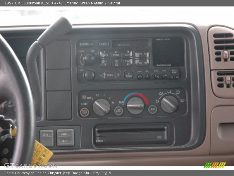 Controls of 1997 Suburban K1500 4x4