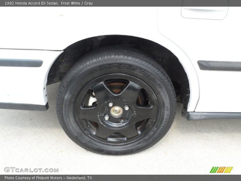 Frost White / Gray 1992 Honda Accord EX Sedan