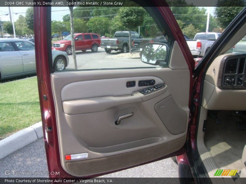 Sport Red Metallic / Stone Gray 2004 GMC Yukon XL Denali AWD