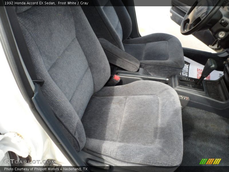 Frost White / Gray 1992 Honda Accord EX Sedan