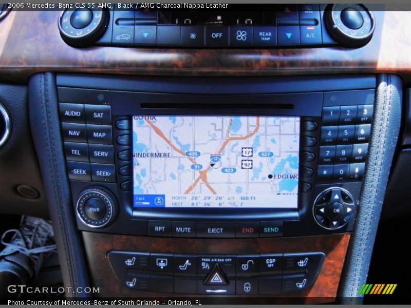 Navigation of 2006 CLS 55 AMG