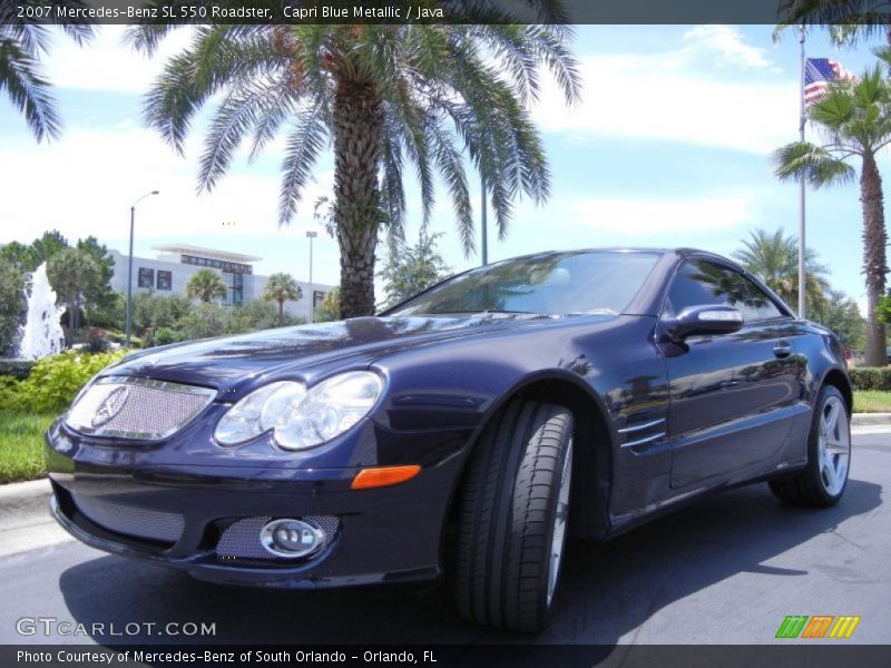 Front 3/4 View of 2007 SL 550 Roadster