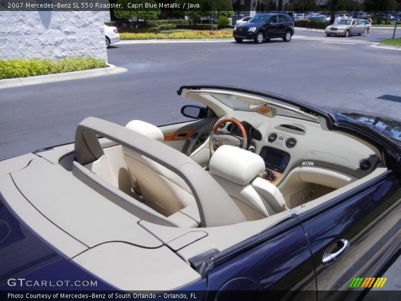  2007 SL 550 Roadster Java Interior