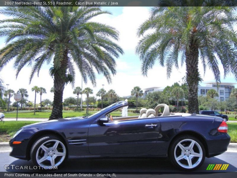  2007 SL 550 Roadster Capri Blue Metallic