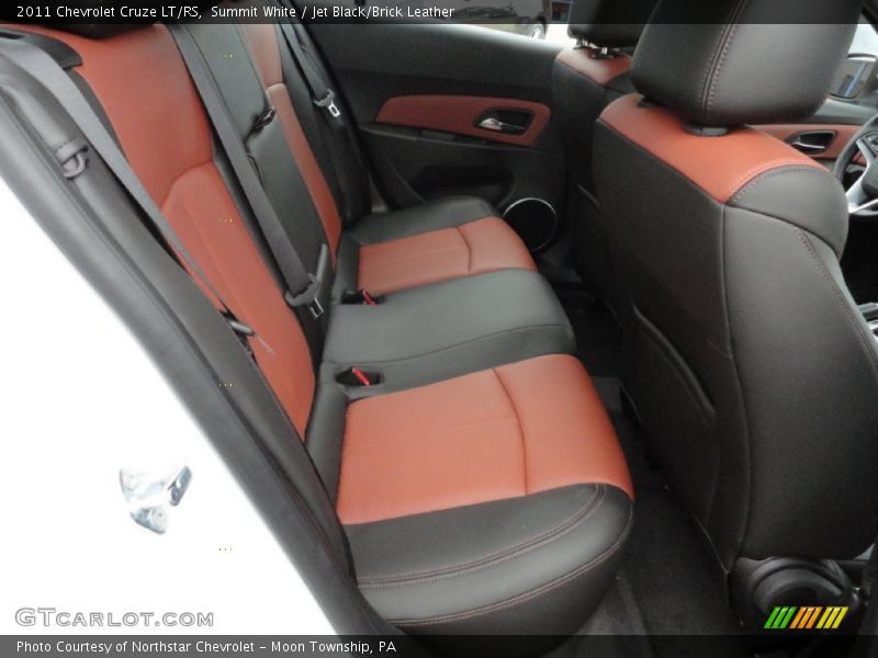 Summit White / Jet Black/Brick Leather 2011 Chevrolet Cruze LT/RS