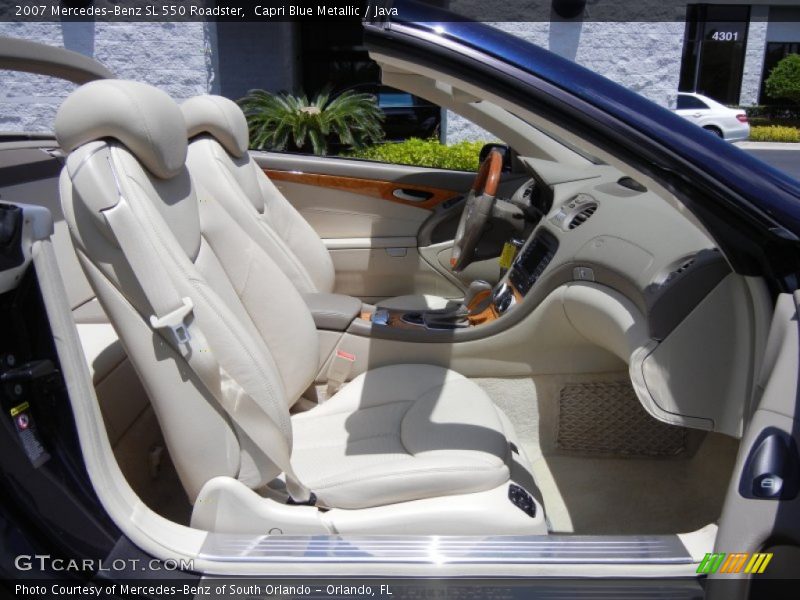  2007 SL 550 Roadster Java Interior