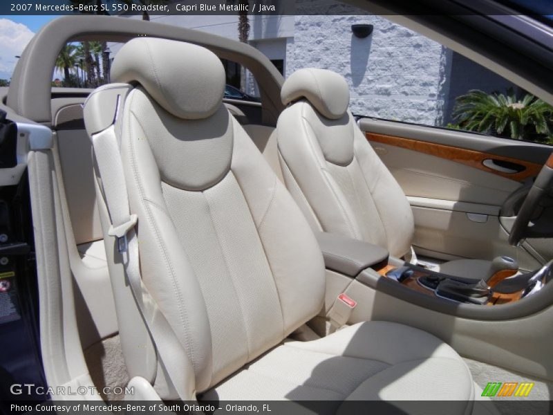  2007 SL 550 Roadster Java Interior