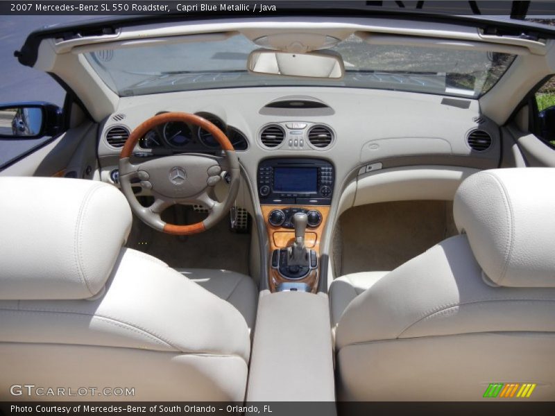 Dashboard of 2007 SL 550 Roadster