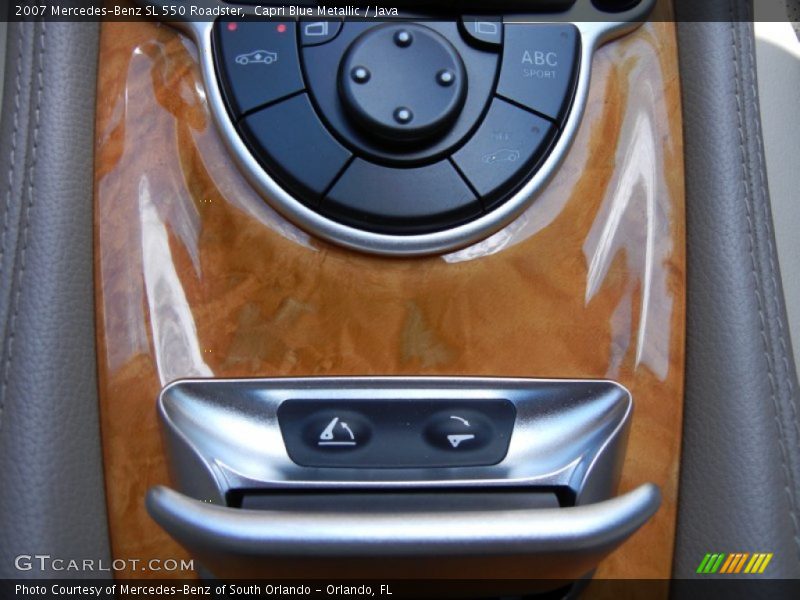 Controls of 2007 SL 550 Roadster