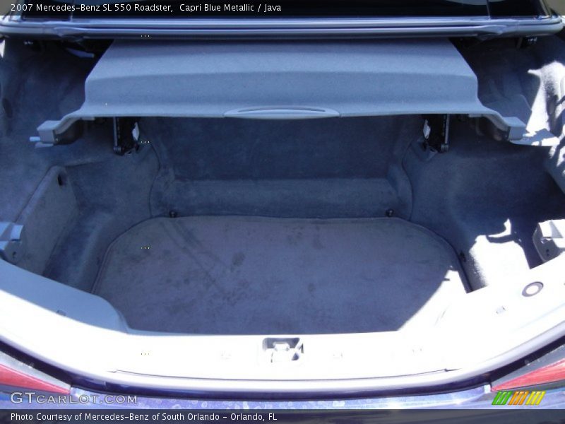  2007 SL 550 Roadster Trunk