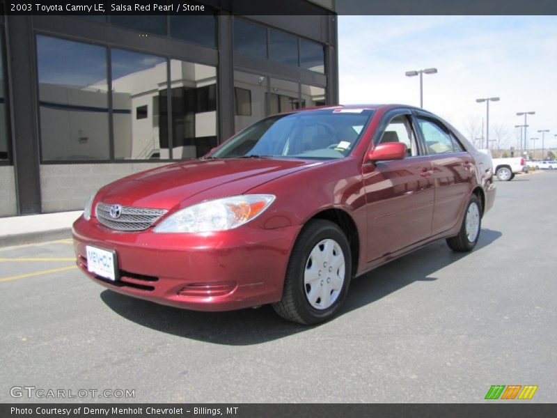 Salsa Red Pearl / Stone 2003 Toyota Camry LE