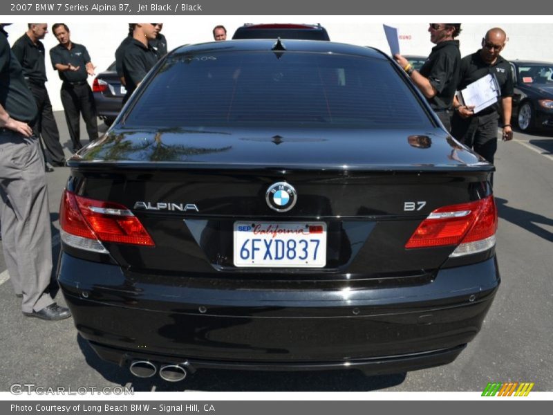 Jet Black / Black 2007 BMW 7 Series Alpina B7