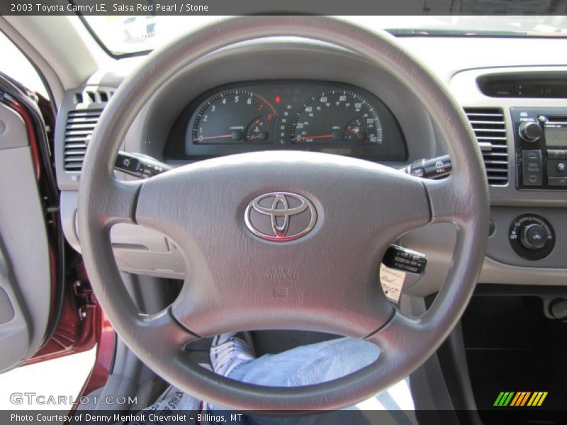 Salsa Red Pearl / Stone 2003 Toyota Camry LE
